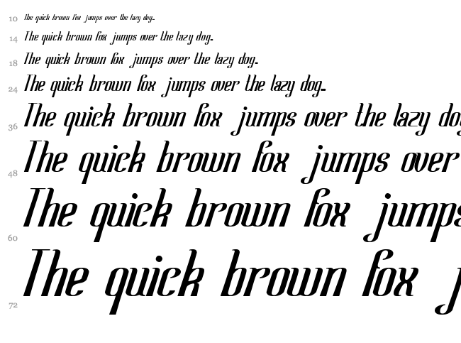 Samurai and Blade font waterfall